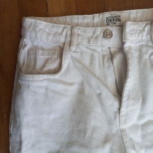 Zara authenic denim by tft white jeans